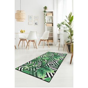 Tropic   Multicolor Hall Carpet (100 x 300)