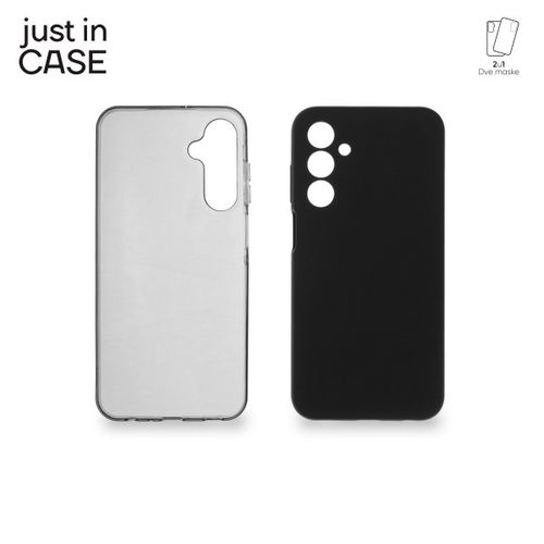 2u1 Extra case MIX paket maski za telefon Samsung Galaxy A25 CRNI slika 1