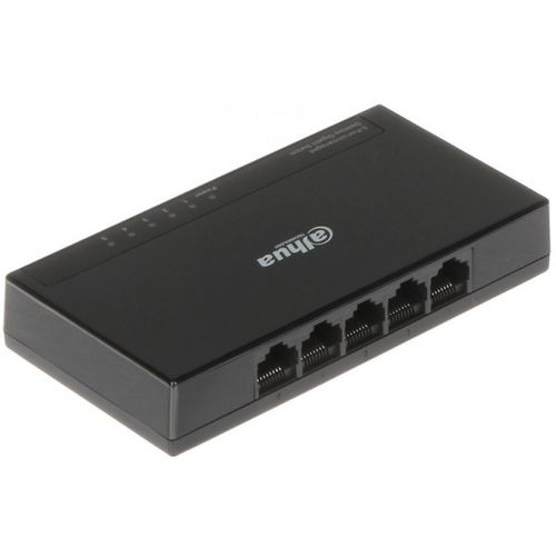 Dahua POE switch PFS3005-5GT-L LAN 5-Port Gigabitni RJ45 Ports 10/100/1000M ( ) slika 1