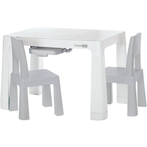 FREEON stol i dvije stolice Neo,siva 46620 slika 1
