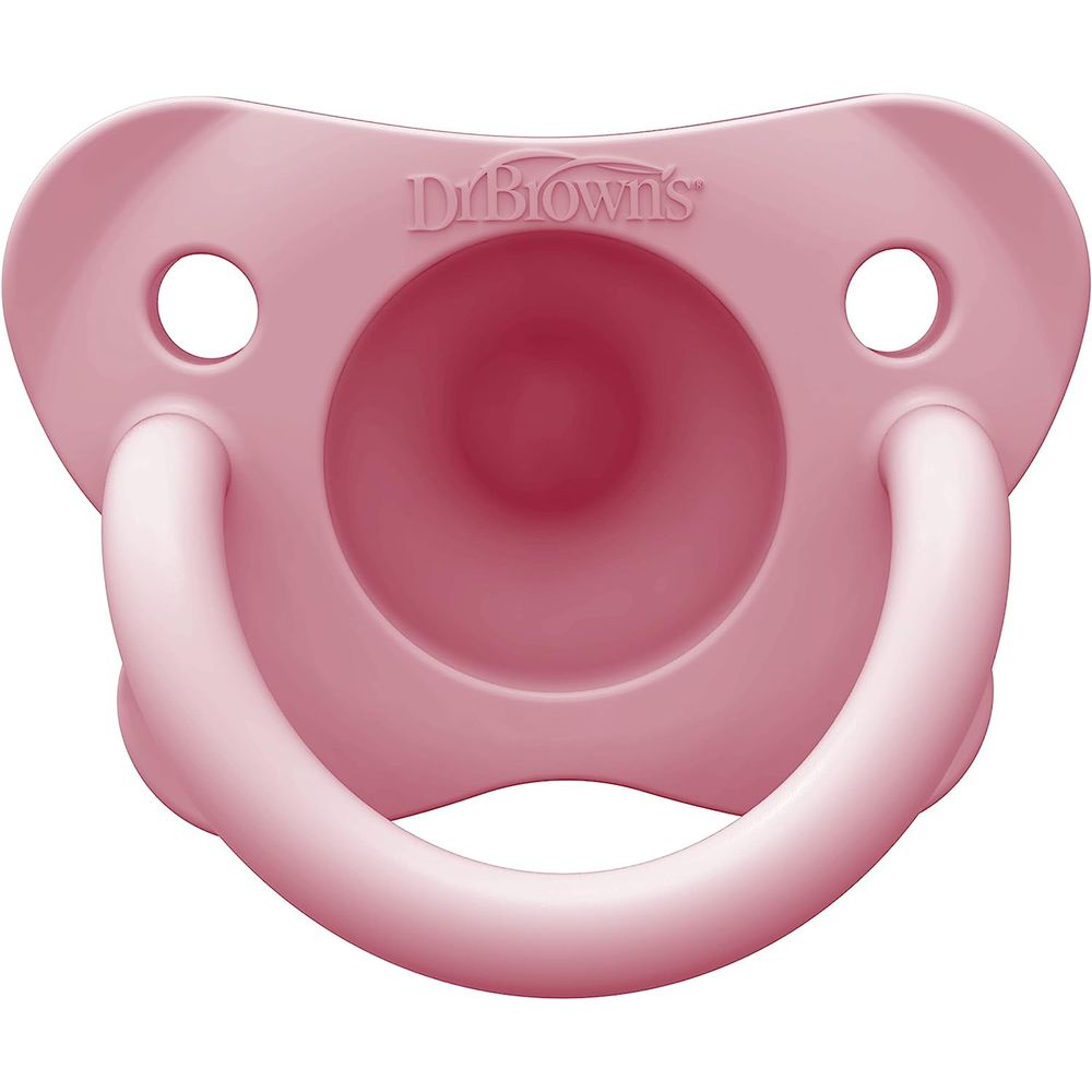 Dr Brown's Silikonska duda varalica Happy Paci 0-6mj Ps12007, Roza slika 6