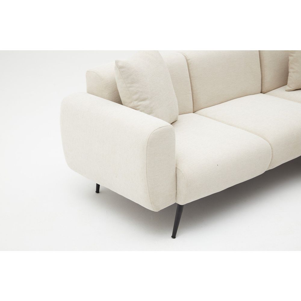 Krevetna Sofa - Desni Kutak u Krem Boji slika 7