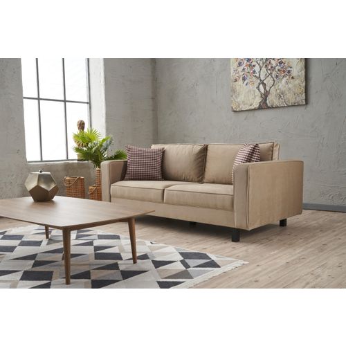 Atelier Del Sofa Dvosjed, Krem, Kale Velvet - Cream slika 2