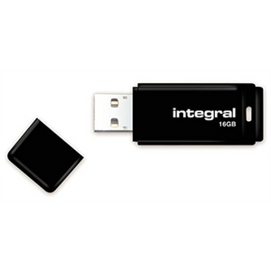 INTEGRAL BLACK USB 2.0 memorijski stick 16GB