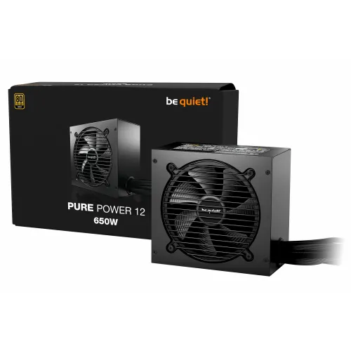 Be Quiet Pure Power 12 650W Gold  BP002EU ATX3.1 Napajanje  slika 1