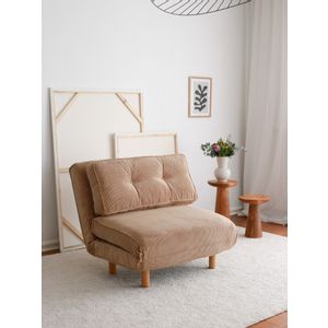 Foldy - Brown Brown 1-Seat Sofa-Bed
