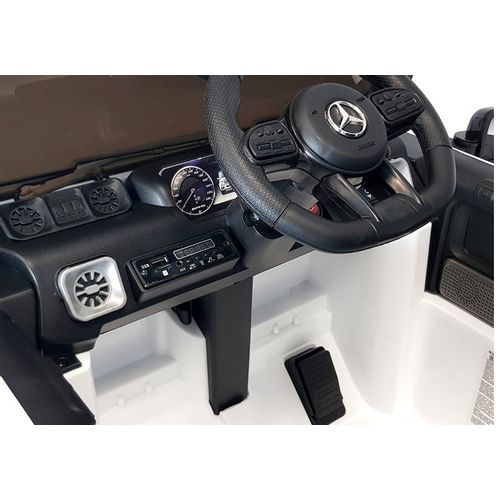 Licencirani auto na akumulator Mercedes G63 AMG - bijeli slika 5