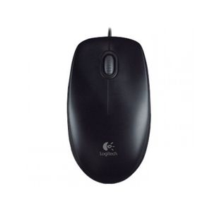 Logitech miš B100 žični crna