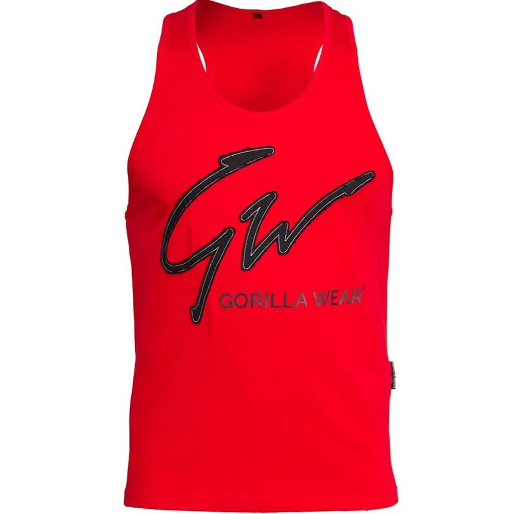 Gorilla Wear Evansville Majice bez rukava, Crvena slika 3