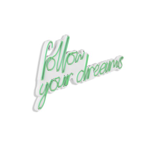 Wallity Ukrasna plastična LED rasvjeta, Follow Your Dreams - Green slika 16