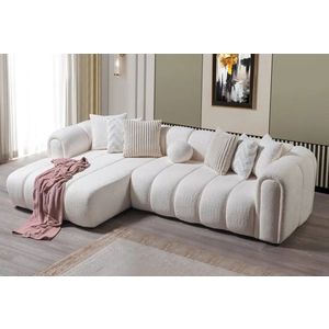 Ugaona Sofa N-Line Left - Bijela Boja