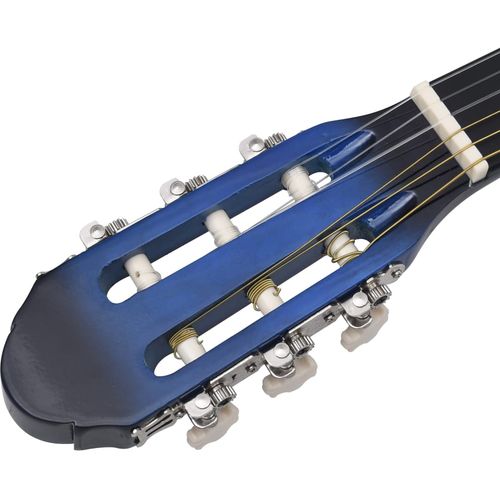 Klasična gitara za početnike plava 4/4 39" od drva lipe slika 4