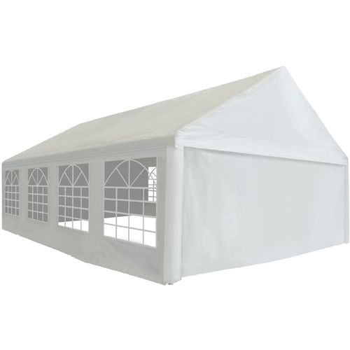 Šator za zabave od PE-a 5 x 8 m bijeli slika 50