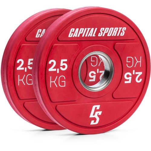 Capital Sports Nipton 2021 disk za uteg, Crvena slika 1