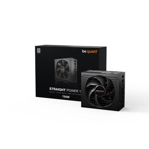 be quiet! BN338 STRAIGHT POWER 12 1000W, 80 PLUS Platinum efficiency (up to 93,9%), Virtually inaudible Silent Wings 135mm fan, ATX 3.0 PSU with full support for PCIe 5.0 GPUs and GPUs with 6+2 pin connectors, One massive high-performance 12V-rail slika 1