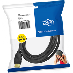 ZED electronic HDMI kabel, 2.5 met, ver. 1.4 - HDMI/2,5