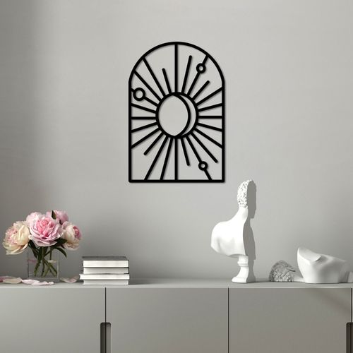 Wallity Metalna zidna dekoracija, Window And Crescent - M slika 1