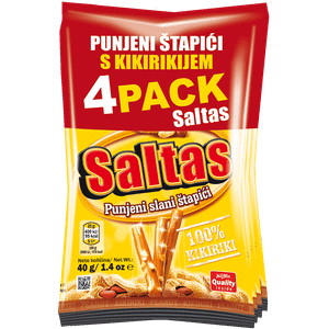 Koestlin Saltas kikiriki štapići 4pack 160g