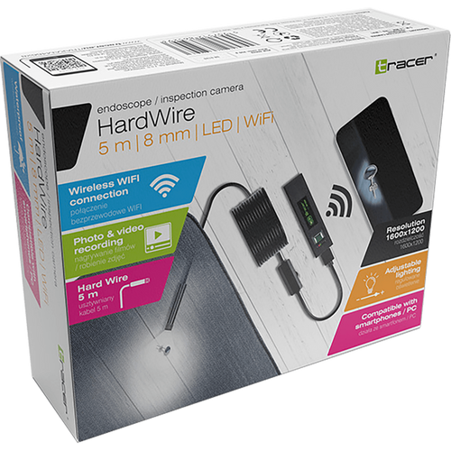 Tracer Kamera - HARDWIRE 5M 8MM LED WIFI slika 2