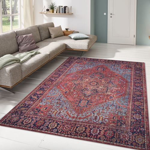 Conceptum Hypnose Tepih ELENA, dimenzije: 75*230 m, Blues Chenille - Claret Red AL 162 slika 1