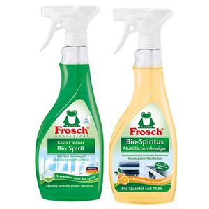 Frosch Bio Orange spray višenamjenski 500 ml  + spray Spiritus za staklo 500 ml