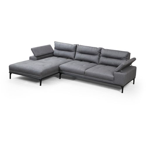 Atelier Del Sofa Kutna garnitura, Sivo, Hollywood Corner Left - Grey slika 15