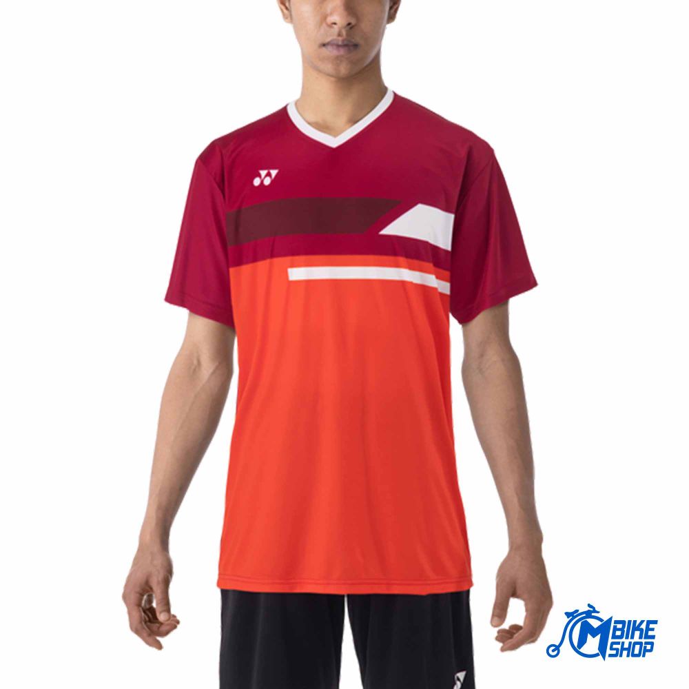 Yonex Majica kratkih rukava Men's Crew Neck Club Team, Reddish Rose slika 1