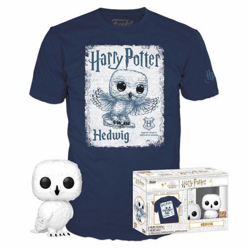 Set Figura POP & Majica Harry Potter Hedwig Veličina L slika 1