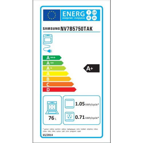 Samsung ugradbena pećnica NV7B5750TAK/U3 slika 4