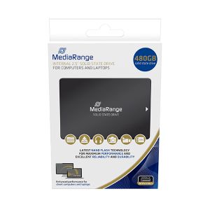 MediaRange 2,5“ SSD 480GB SATA, black , MR1003