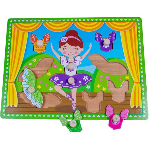 Smily Play drvene puzzle Balerina slika 5