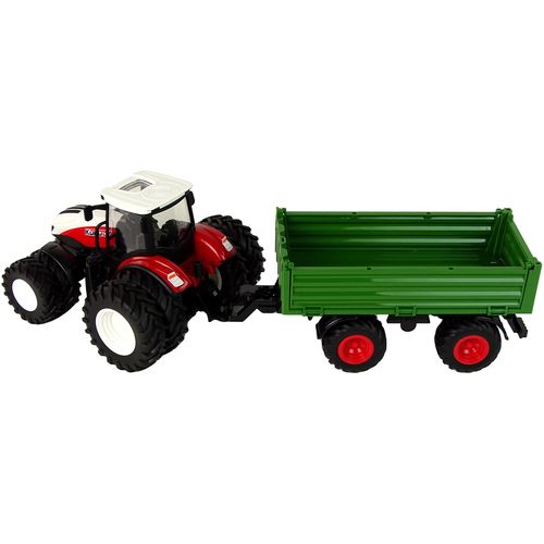 RC traktor s prikolicom 1:24 crveno-zeleni slika 4