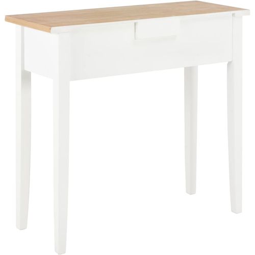 280053 Dressing Console Table White 79x30x74 cm Wood slika 50