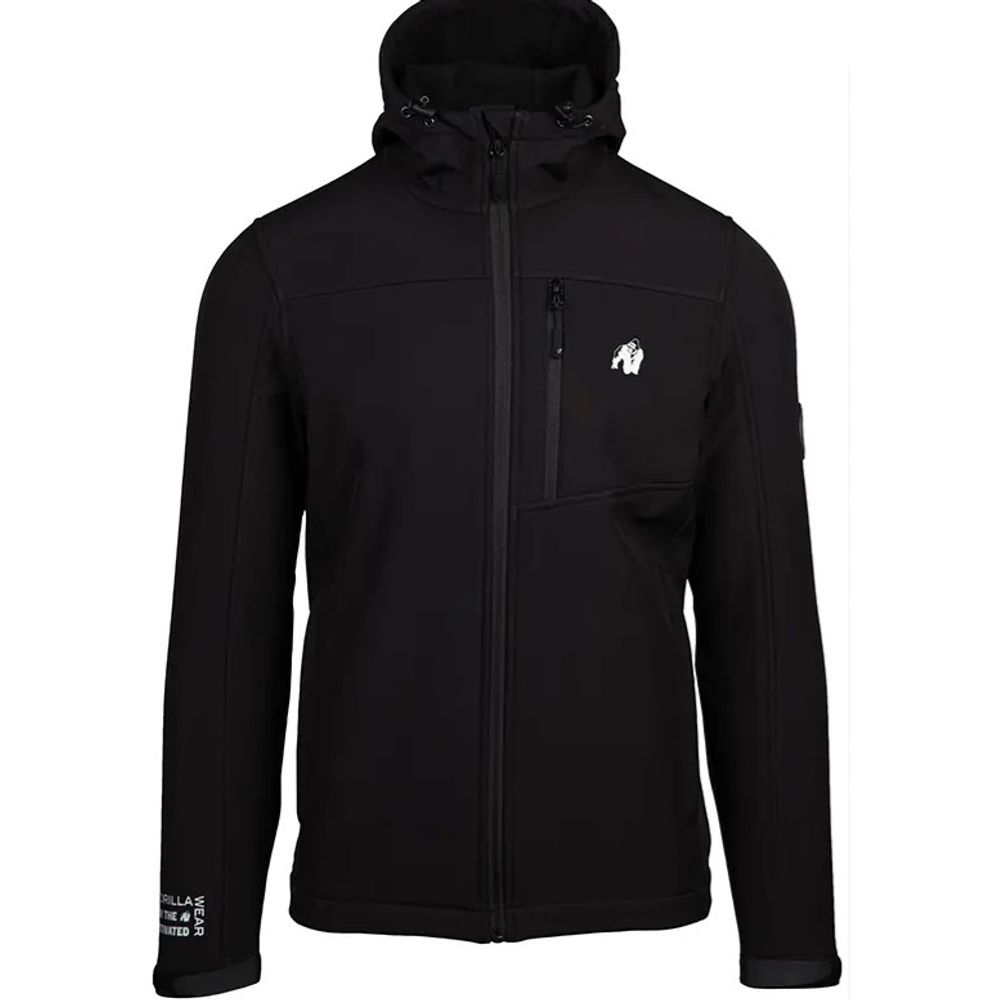 Gorilla Wear Foster Softshell Jakna, Crna slika 7