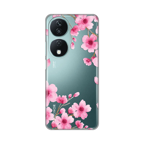 Torbica Silikonska Print Skin za Honor X7b Rose Flowers slika 1