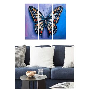 Dekorativna Slika od MDF-a u Više Boja (Set od 3 Komada)
