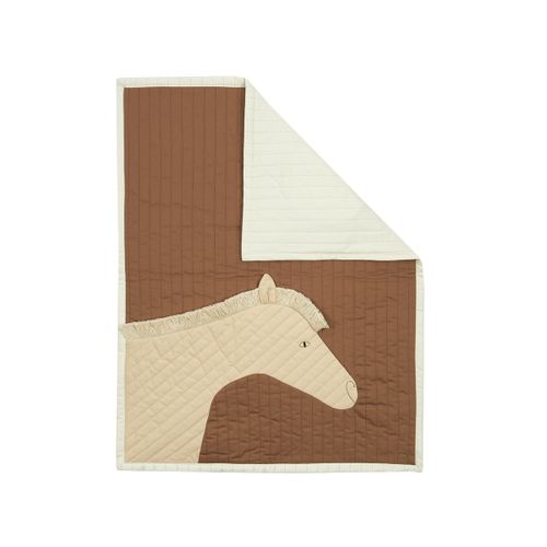 Nobodinoz Arty Quilts Horse Prošivena Podloga Za Igru/Kilt slika 2