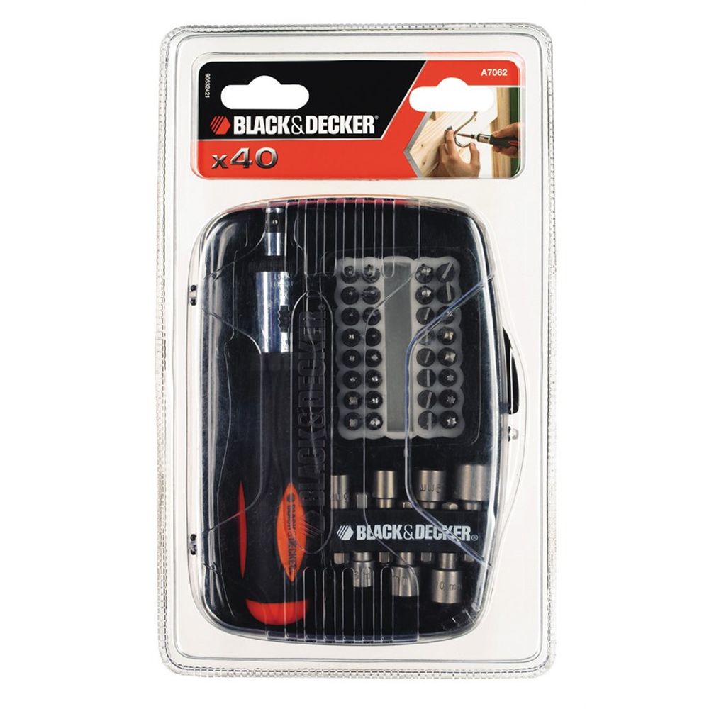 40-djelni set BIT nastavaka Black &amp; Decker A7062 slika 2
