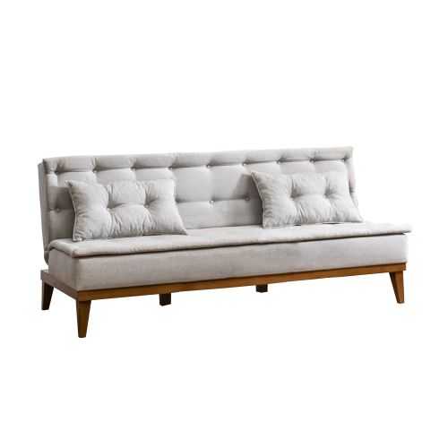 Fuoco-TKM05-1005 Krem Sofa na Razvlačenje slika 10