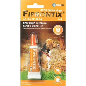 Fiprontix spot on za pse, protiv krpelja i buva 2 ml - 10 komada u pakovanju