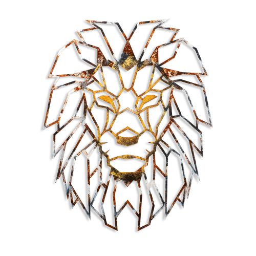 Wallity Metalna zidna dekoracija, Lion - 1 slika 6