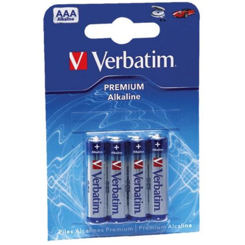 Baterija Verbatim alkalna Premium AAA 4/1 LR-03 Verbatim 49920 slika 1