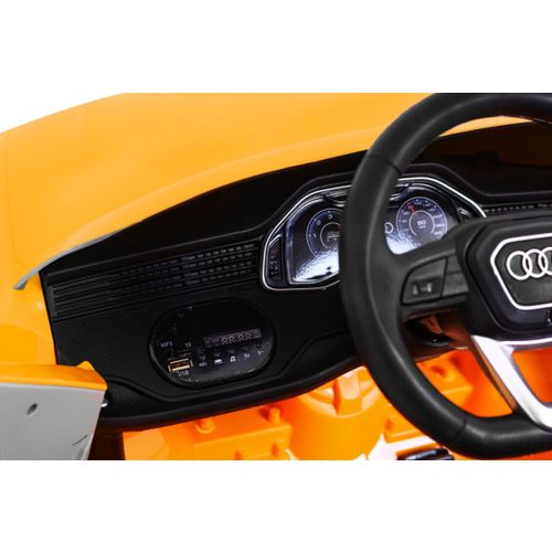 Licencirani auto na akumulator Audi  Q8 LIFT  - žuti slika 9