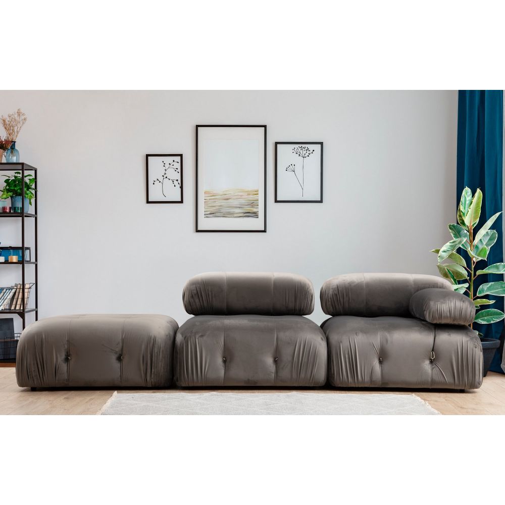 Bubble Pouffe - Sivi Tufet slika 4