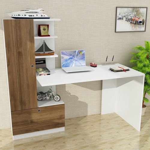 Domingos - White, Walnut White
Walnut Study Desk slika 1