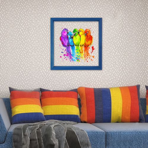 CAM135 Multicolor Decorative Framed Painting slika 1