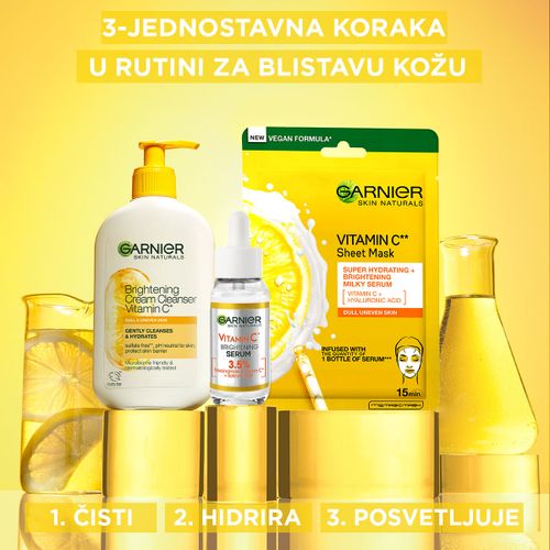 Garnier Vitamin C Gel za čišćenje kremaste teksture 250ml slika 8