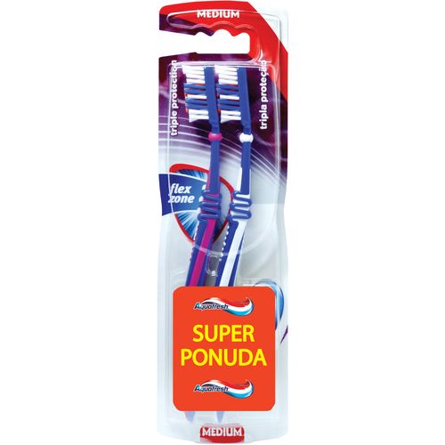 Aquafresh Četkica za zube Triple protection Duo Pack (1+1) slika 1