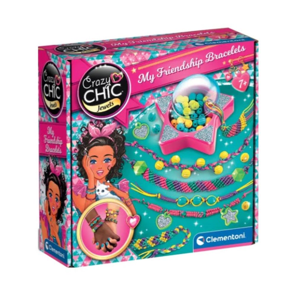 Clementoni Crazy CHIC My Friendship Bracelets - Set za djevojčice narukvice slika 1