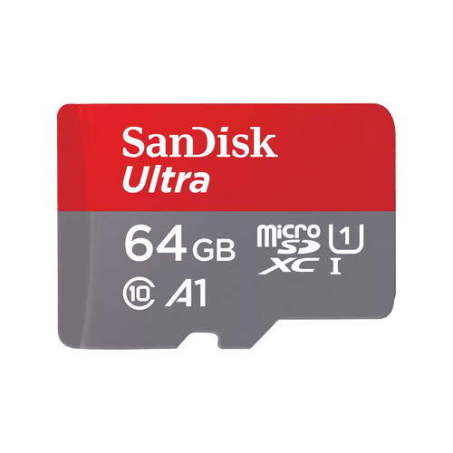 Memorijska kartica SanDisk Ultra microSDXC 64GB + Adapter, SDSQUAB-064G-GN6MA slika 1